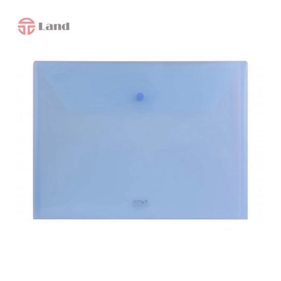 پوشه دکمه دار پاپکو مدل A4-105 شفاف