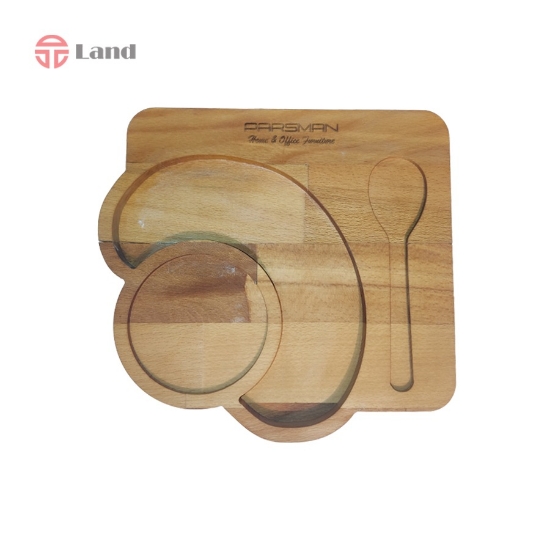 سینی سرو قهوه تک نفره برین