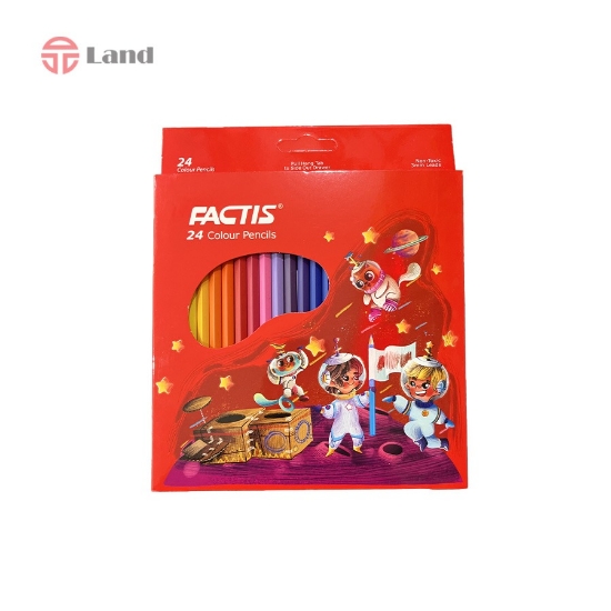 مداد رنگی فکتیس 24 رنگ مقوایی مدل F07112336