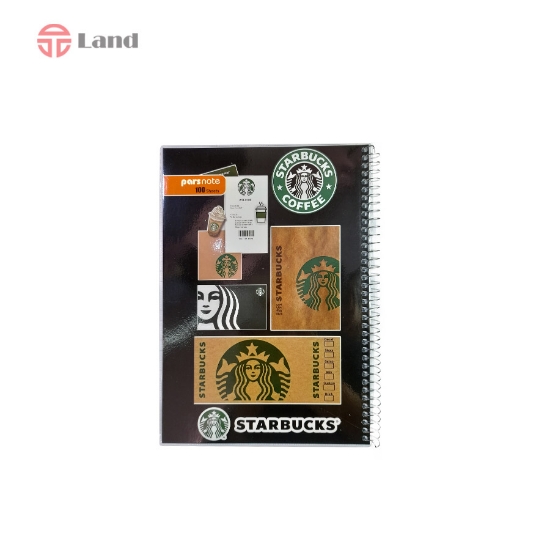 دفتر سیمی 100 برگ پارس نوت جلد طلقی پسرانه V1049