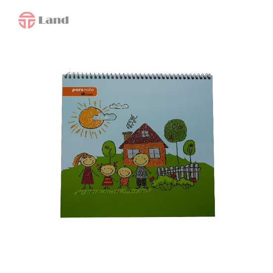 دفتر نقاشی 40 برگ پارس نوت خشتی کودک K1651