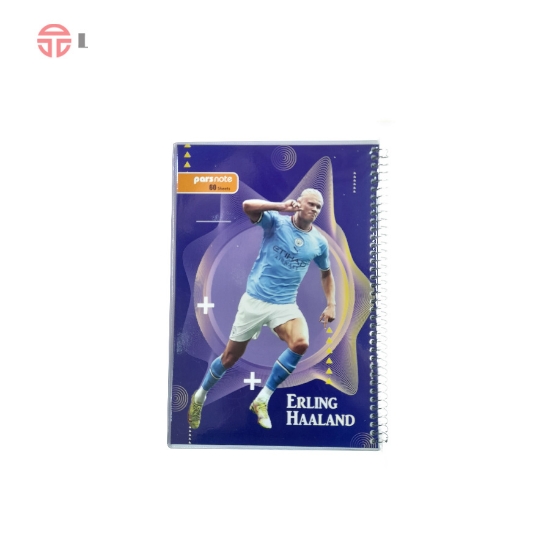 دفتر سیمی 60 برگ پارس نوت جلد طلقی هالند V1072