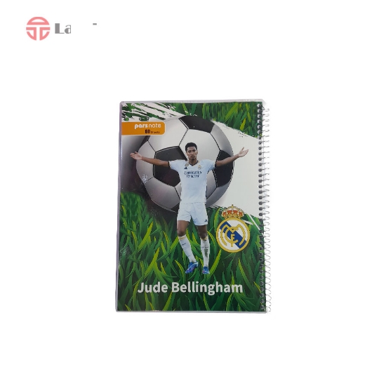 دفتر سیمی 60 برگ پارس نوت جلد طلقی بلینگام V1072