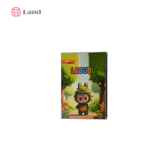 دفتر سیمی 60 برگ پارس نوت جلد طلقی لبوبو V1025