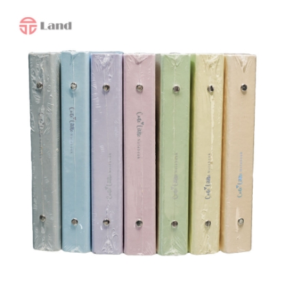 کلاسور 100 برگ 20 حلقه برگ تحریر قفل فلز کیوت A5