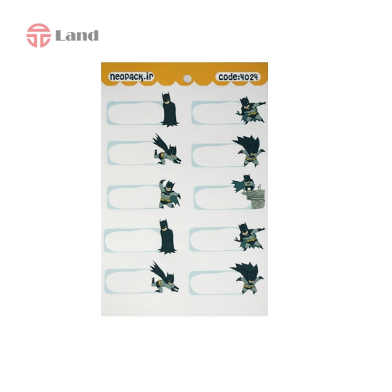 برچسب اسامی نئوپک بتمن کد 4024