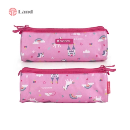 جامدادی سه زیپ گابل Rainbow سایز 7*7*22