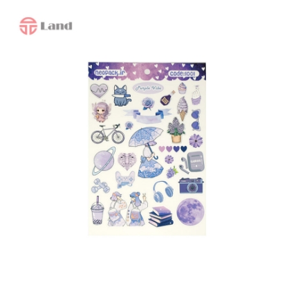 برچسب نئوپک purple vibe کد 1001