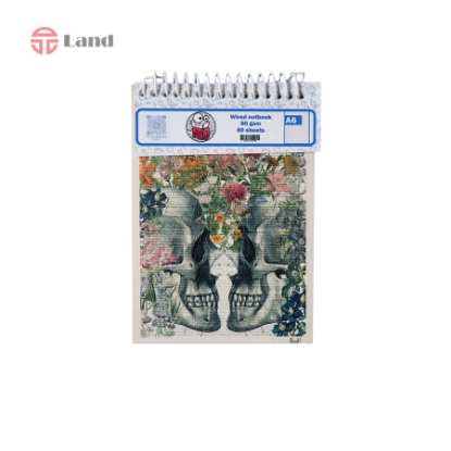 دفتر یادداشت 80 برگ نئوپک طرح جمجمه سایز A6