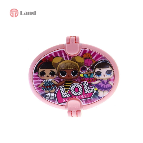 ظرف غذا بیضی دوطبقه کارا طرح LOL