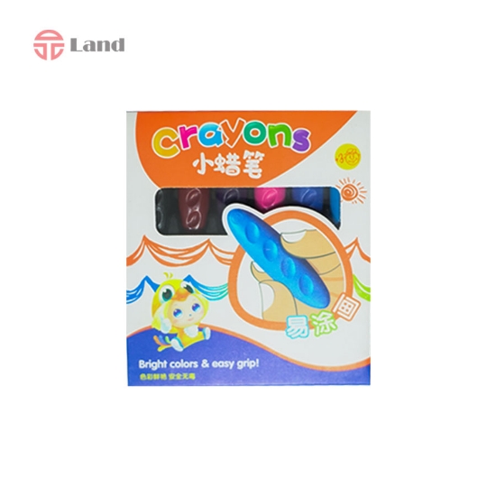 مداد شمعی 12 رنگ سنگی CRAYONS LD-2008-12