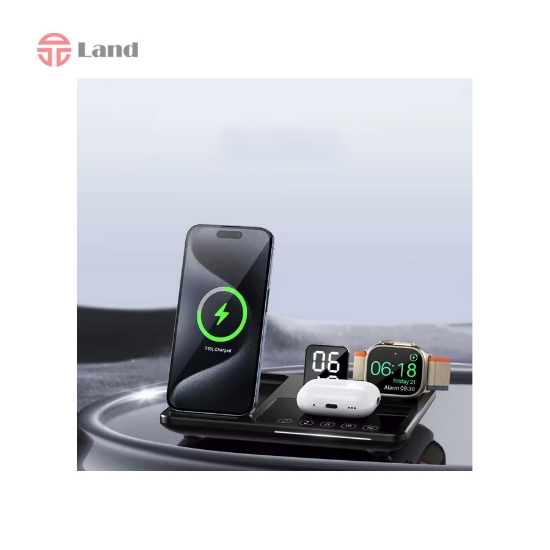 شارژر بی سیم 15Wچهار کاره Yiwu Dawnwalk مدل R11S