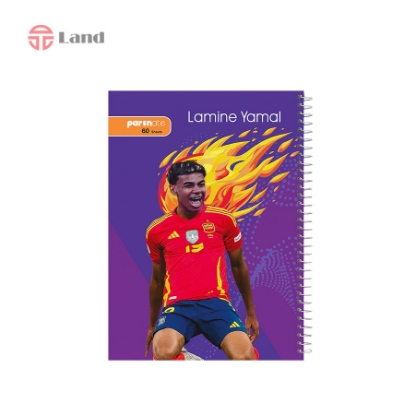 دفتر سیمی 60 برگ پارس نوت جلد طلقی Yamal V1072